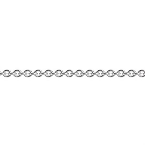 Anker Rund Halsketten im 14 kt. Weißgold - Verschiedene Größen und Längen